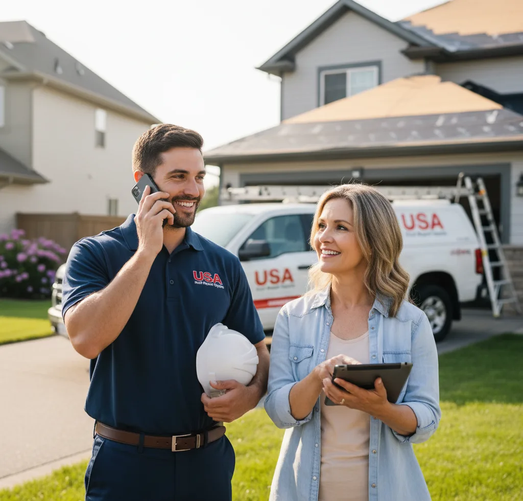 USA Roof Repair Experts customer support in Jal